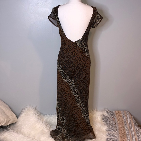Vintage Hokus Pokus Cheetah Maxi dress - Size S - Picture 2 of 5